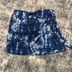 Zara Indigo Tie-Dye Skirt